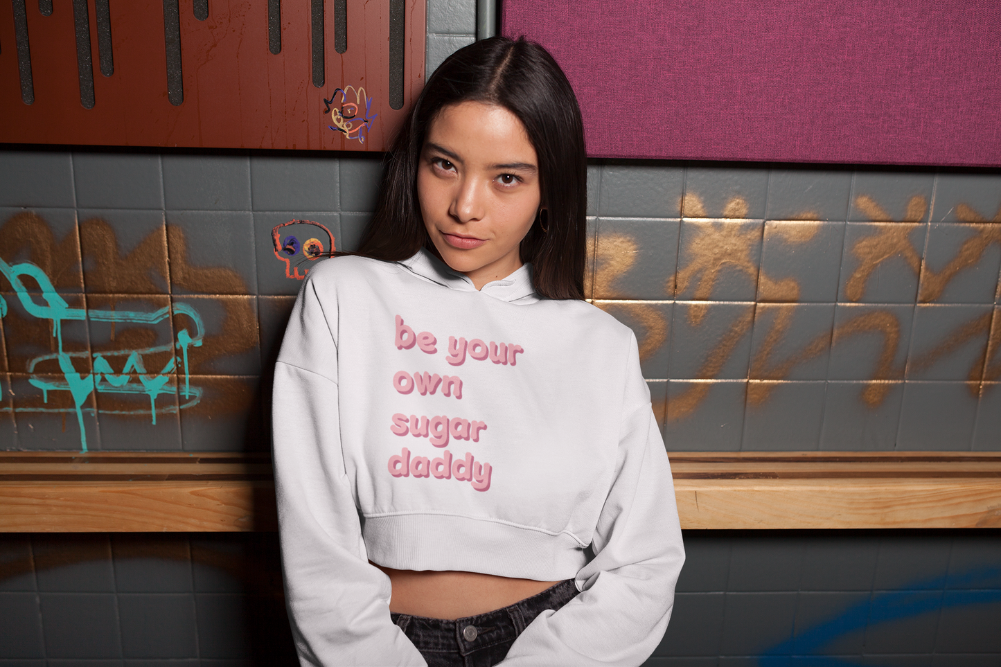 BE YOUR OWN SUGAR DADDY | Crop Hoodie
