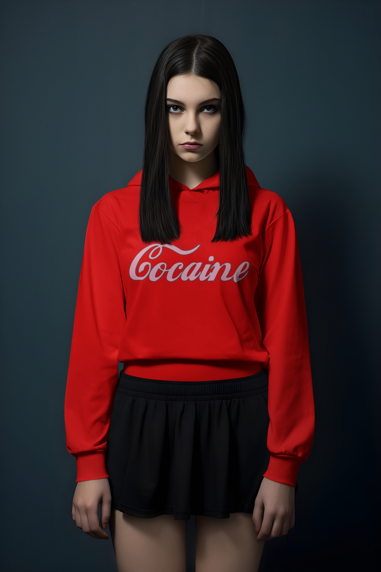 COCAINE | Crop Hoodie
