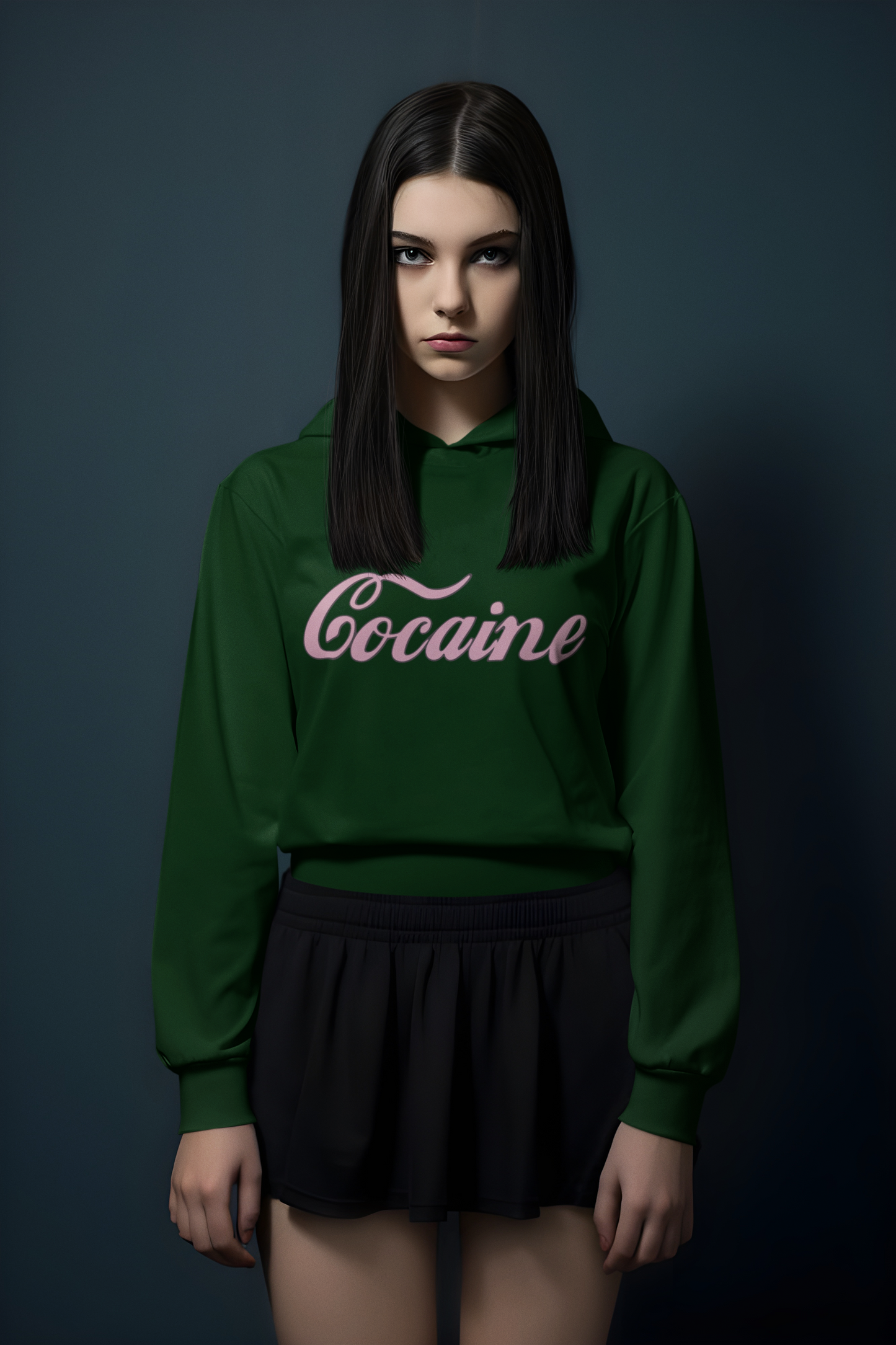 COCAINE | Crop Hoodie