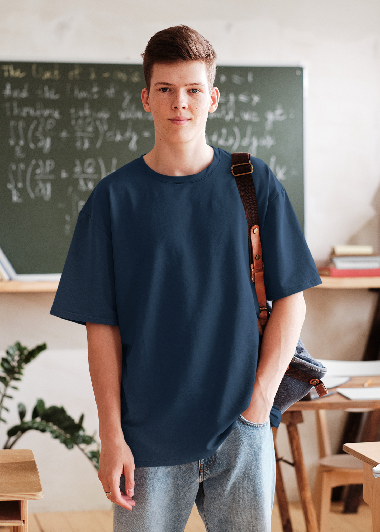 Oversized T-Shirts : Unisex Plain & Solid (Multiple Colors and Sizes)