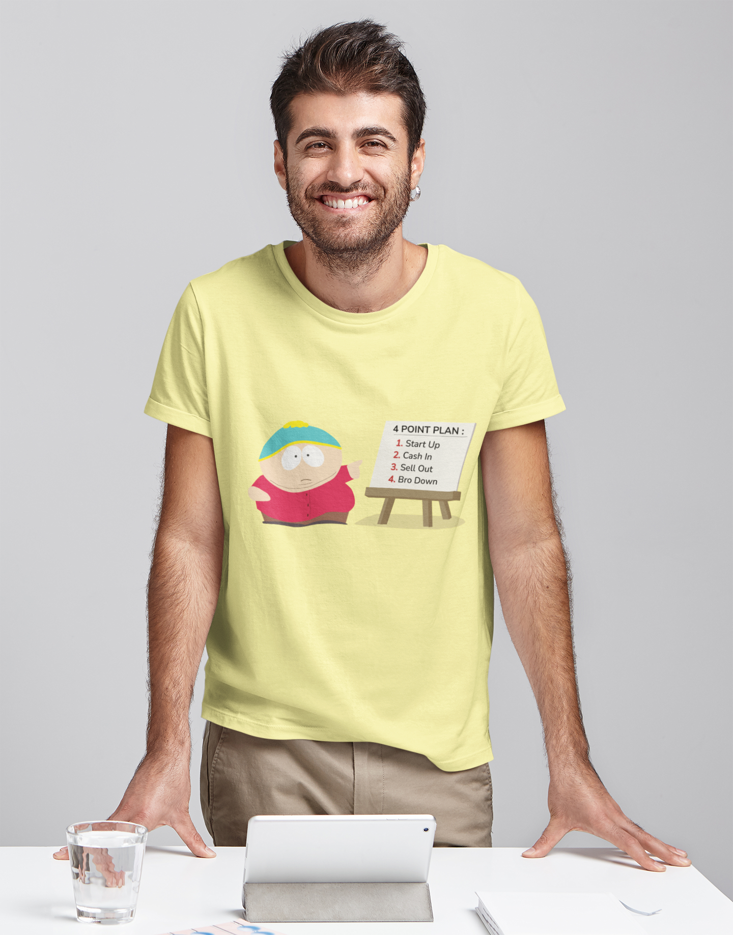 ERIC CARTMAN'S STARTUP PLAN : Go Fund Yourself, South Park | Unisex T-Shirt