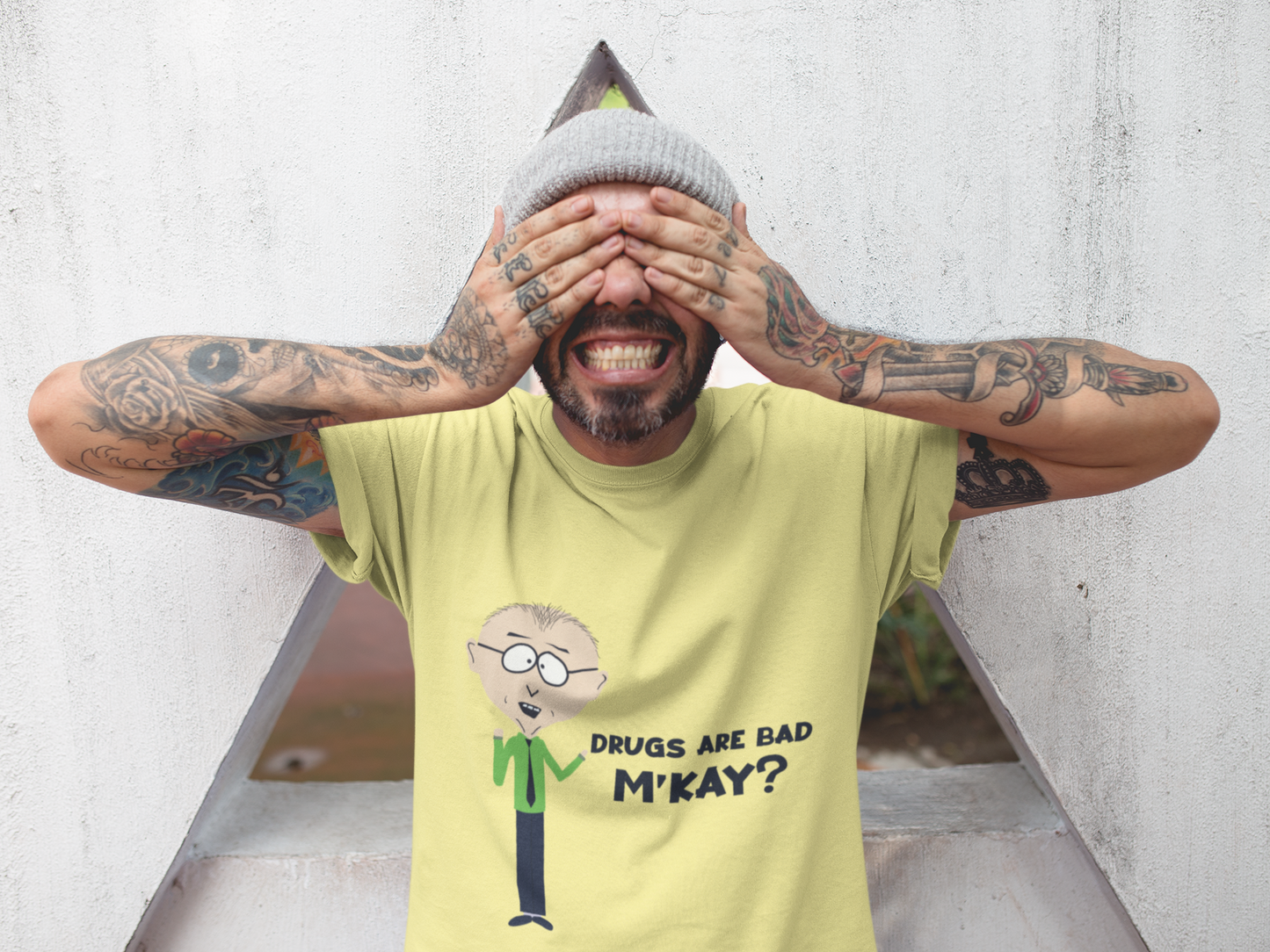 "DRUGS ARE BAD, M'KAY...?" Mr. Mackey, South Park | Unisex T-Shirt