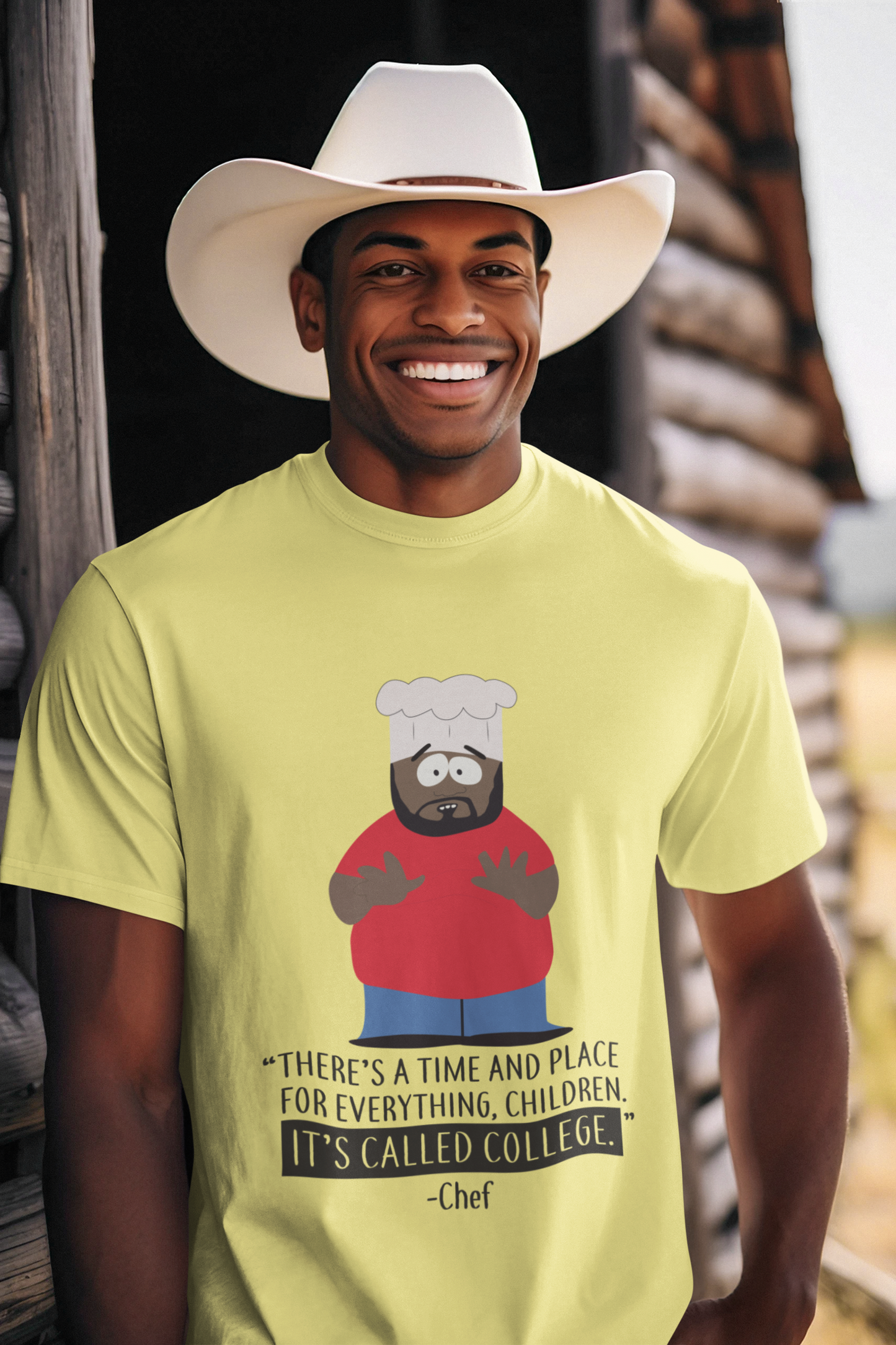 "THERE'S A TIME AND PLACE FOR EVERYTHING" - Chef, South Park | Unisex T-Shirt