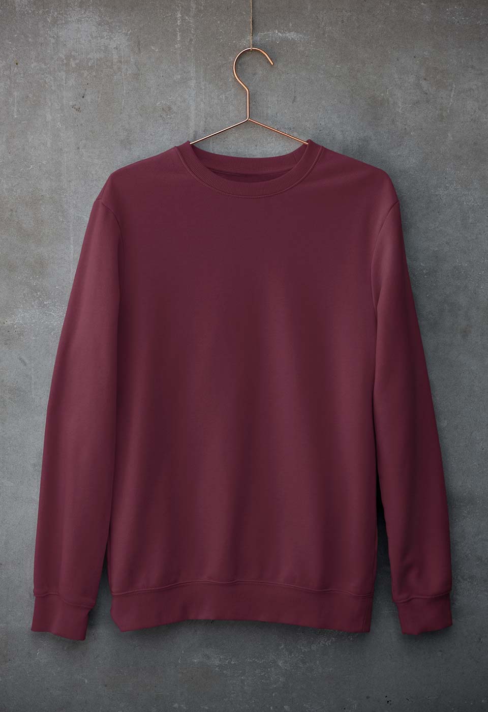 Sweatshirts : Unisex Plain & Solid Crew Neck (Multiple Colors and Sizes)
