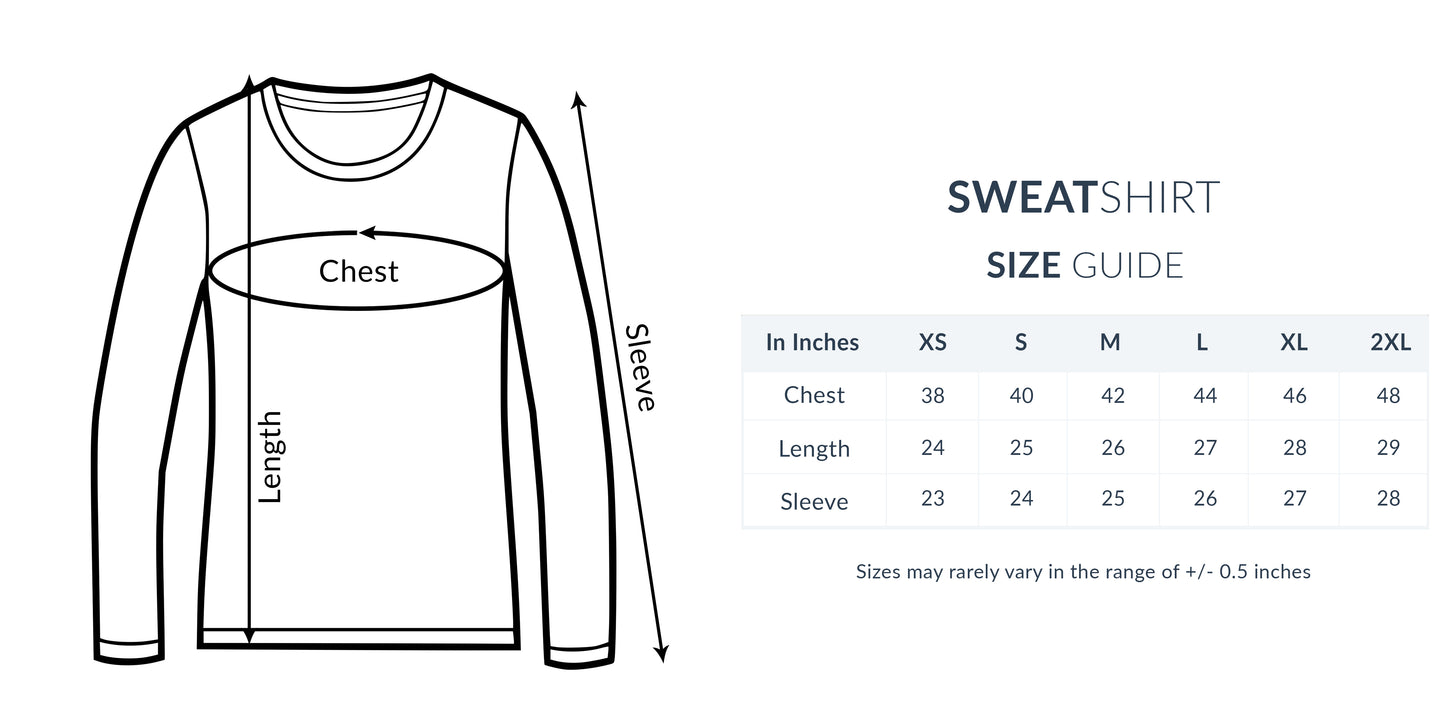 Sweatshirts : Unisex Plain & Solid Crew Neck (Multiple Colors and Sizes)