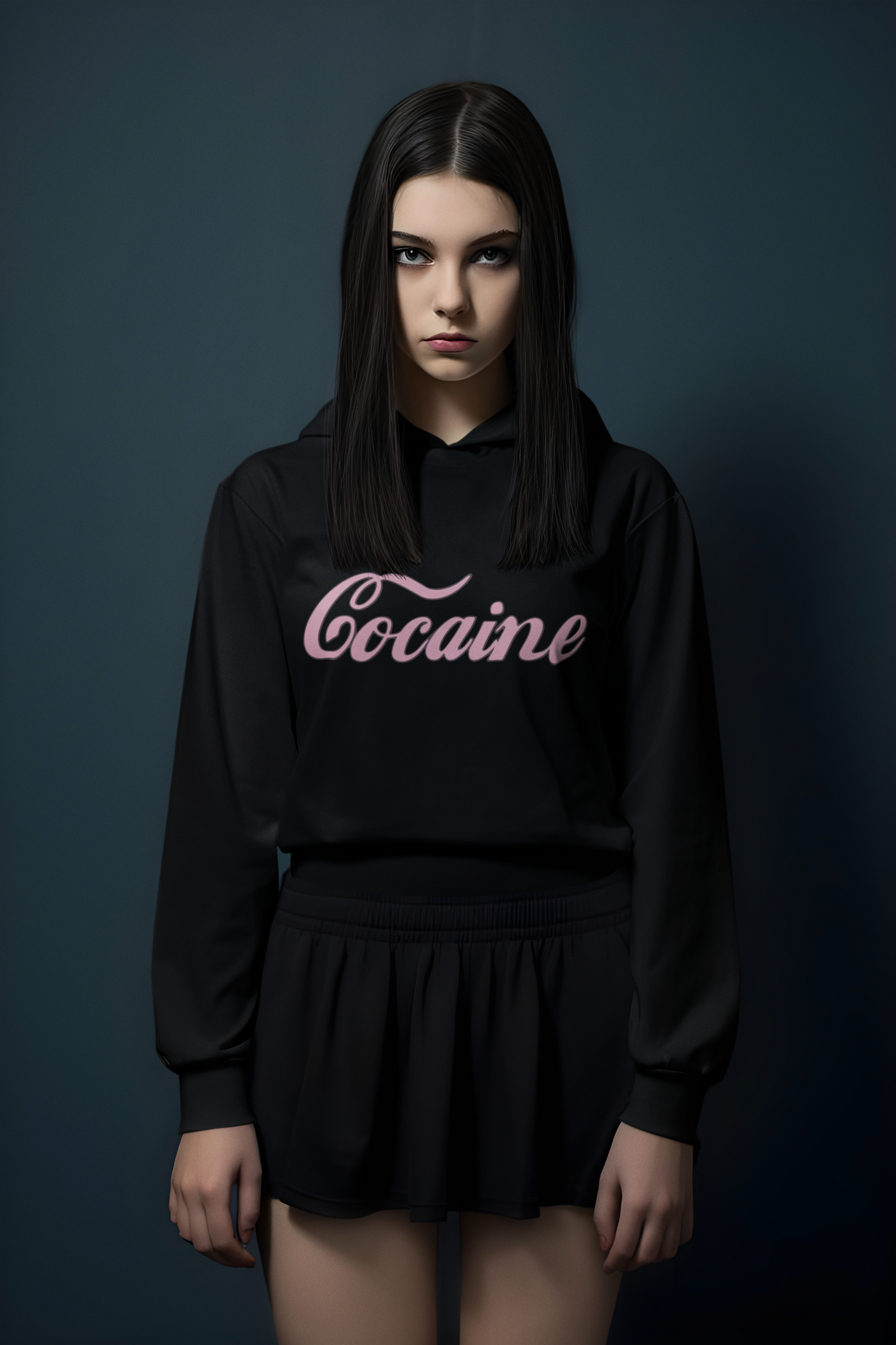 COCAINE | Crop Hoodie