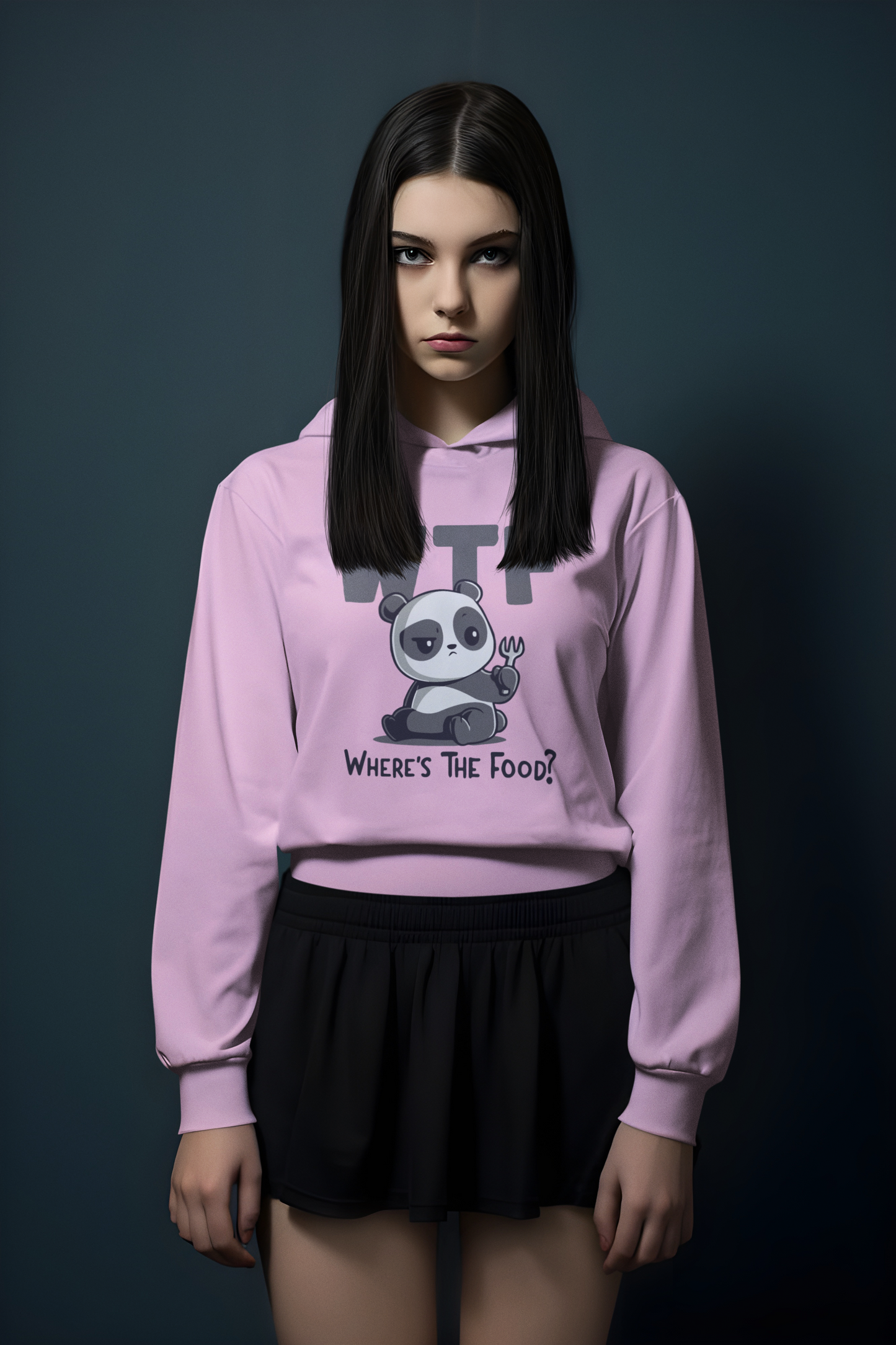 WTF (WHERE'S THE FOOD?) | Crop Hoodie