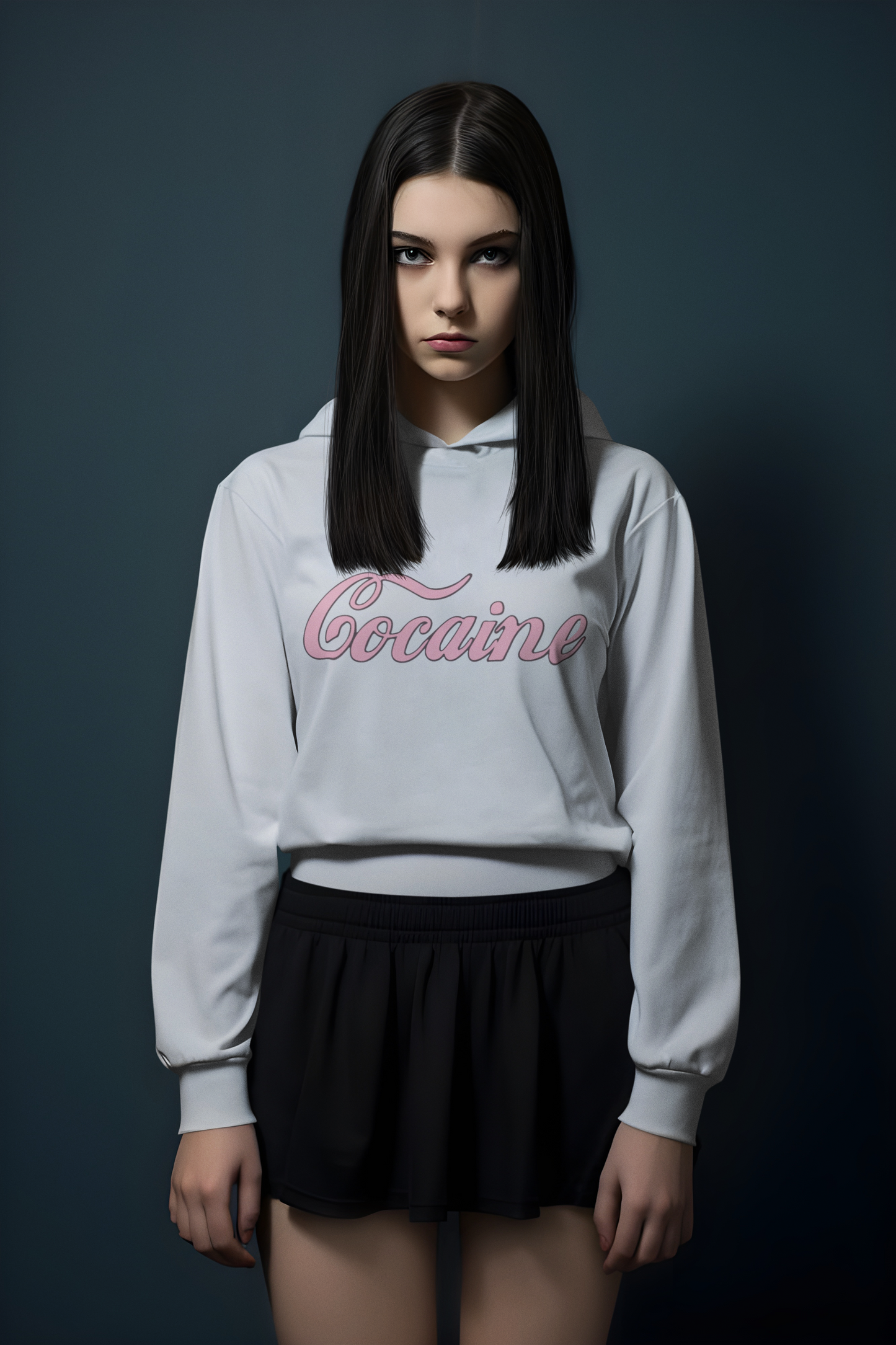 COCAINE | Crop Hoodie