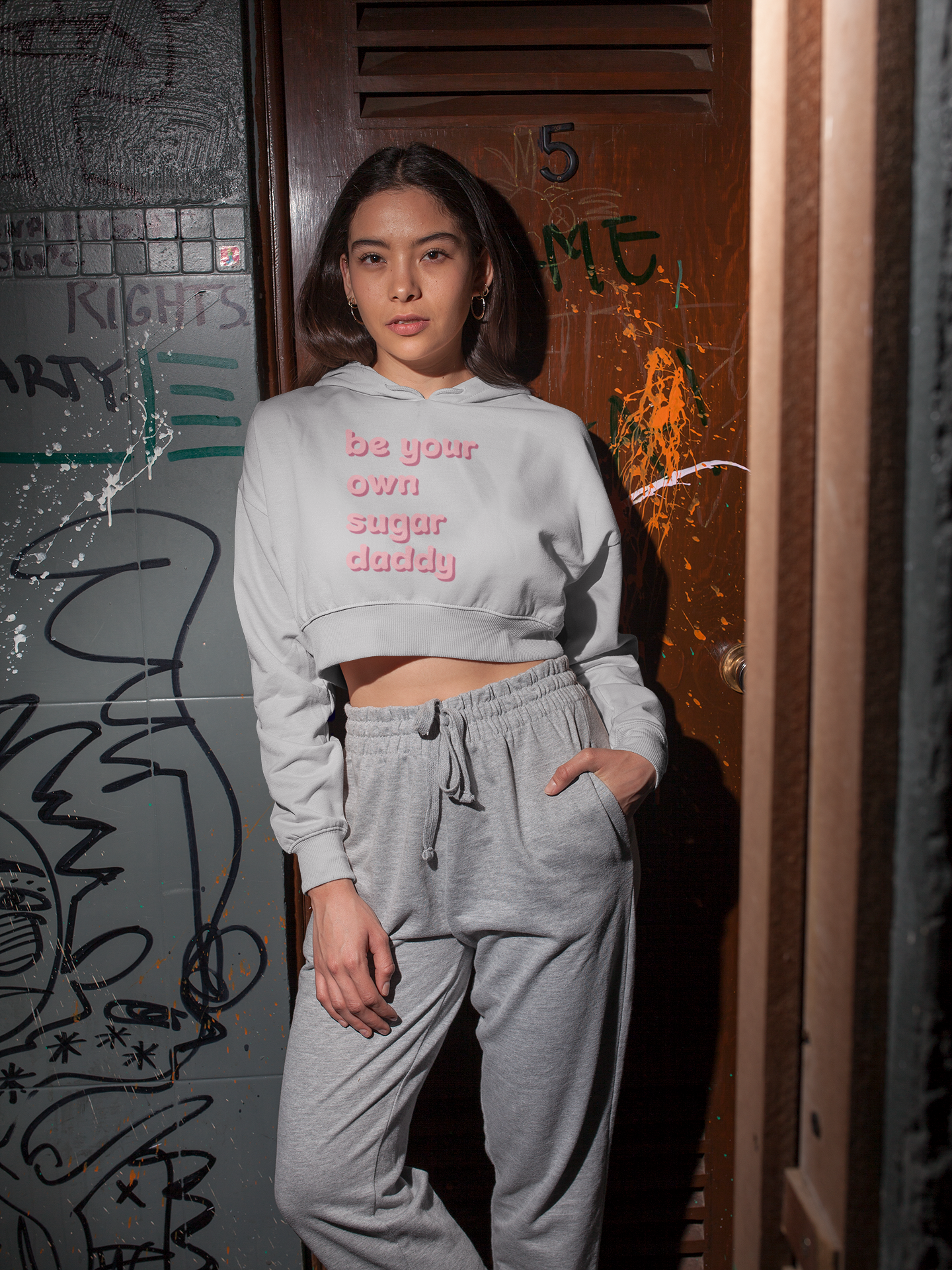 BE YOUR OWN SUGAR DADDY | Crop Hoodie