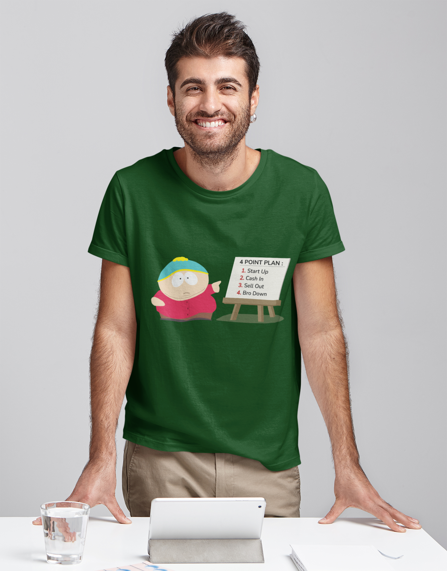 ERIC CARTMAN'S STARTUP PLAN : Go Fund Yourself, South Park | Unisex T-Shirt