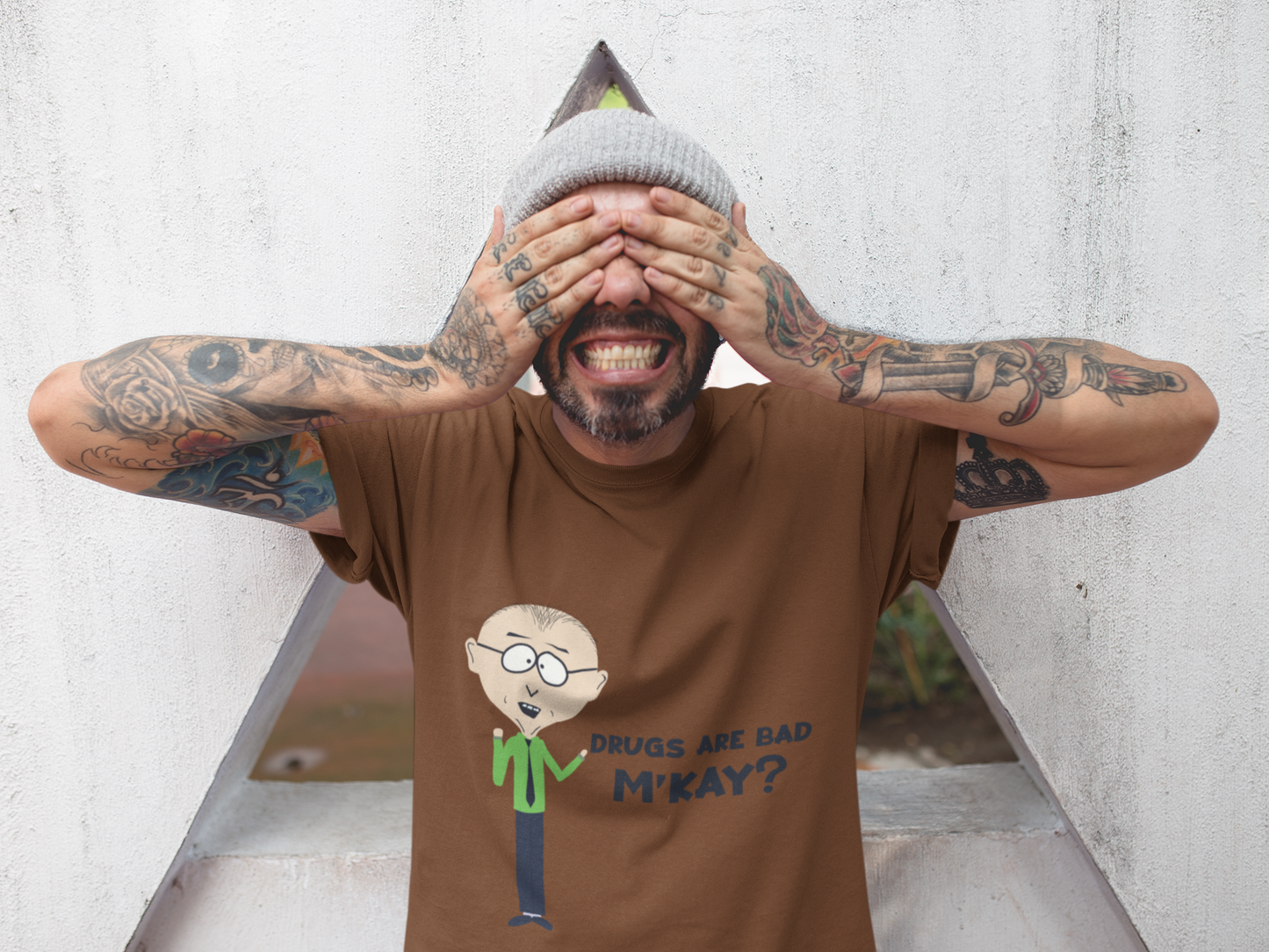 "DRUGS ARE BAD, M'KAY...?" Mr. Mackey, South Park | Unisex T-Shirt