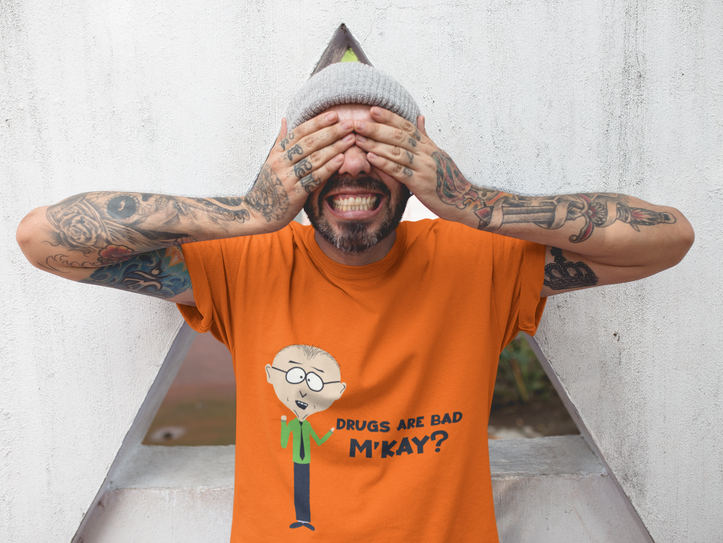 "DRUGS ARE BAD, M'KAY...?" Mr. Mackey, South Park | Unisex T-Shirt