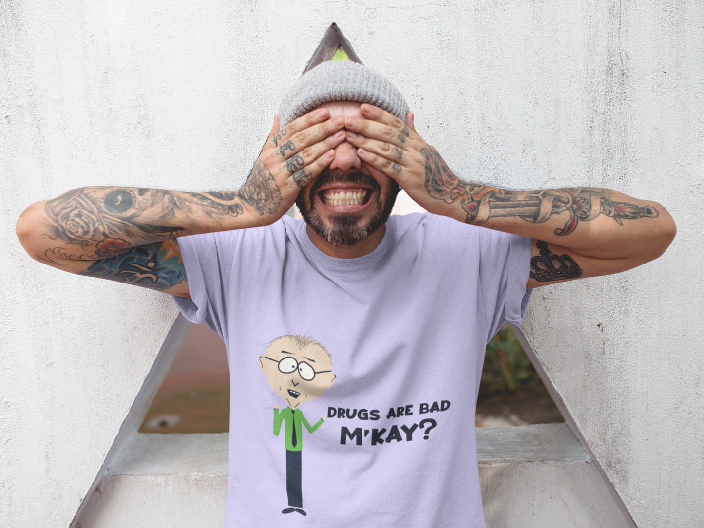 "DRUGS ARE BAD, M'KAY...?" Mr. Mackey, South Park | Unisex T-Shirt