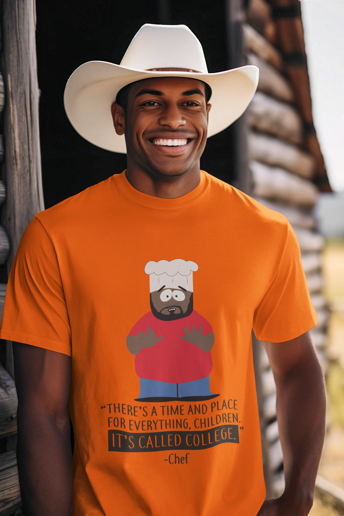 "THERE'S A TIME AND PLACE FOR EVERYTHING" - Chef, South Park | Unisex T-Shirt