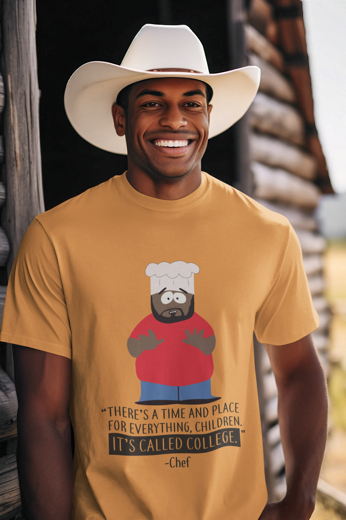 "THERE'S A TIME AND PLACE FOR EVERYTHING" - Chef, South Park | Unisex T-Shirt